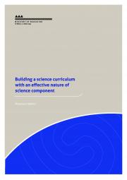 Building a science curriculum with an effective nature of science component