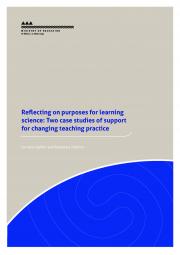 Reflecting on purposes for learning science